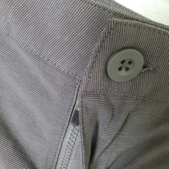 Johnnie-O Steel Gray Performance Woven Shorts Stretch Golf Casual Men's Size 34 - Picture 10 of 15